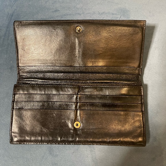 Bottega Veneta Black Leather Wallet - Picture 3 of 4